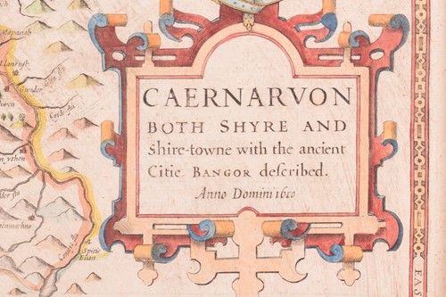 Lot 108 - After John Speed, Caernavon both shire and...
