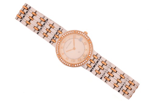 Lot 428 - A Bucherer Jubile ladies bi-colour quartz...