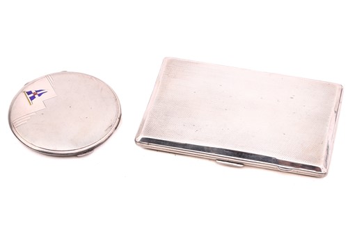 Lot 486 - A silver cigarette case, By Inman...