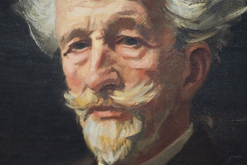 Lot 76 - Alexander Christie (1901-1986), a seated...