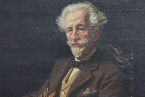 Lot 76 - Alexander Christie (1901-1986), a seated...