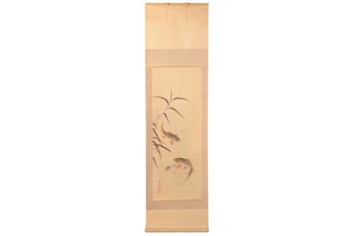 Lot 119 - Unrinin Sozan (1837-1914) Japanese, a hanging...