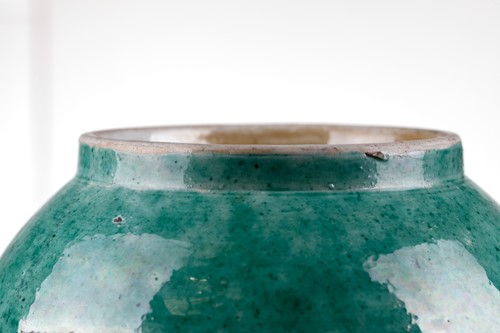 Lot 120 - A Chinese Famile Vert porcelain bottle vase,...