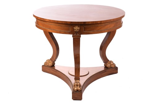 Lot 152 - A French Empire Style centre table, the...