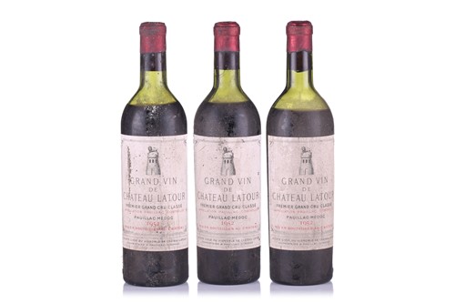 Lot 77 - Three bottles of Chateau Latour Premier Grand...