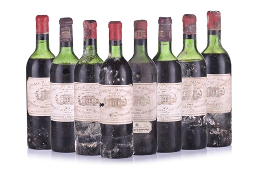 Lot 70 - Eight bottles of Chateau Margaux Premier Grand...