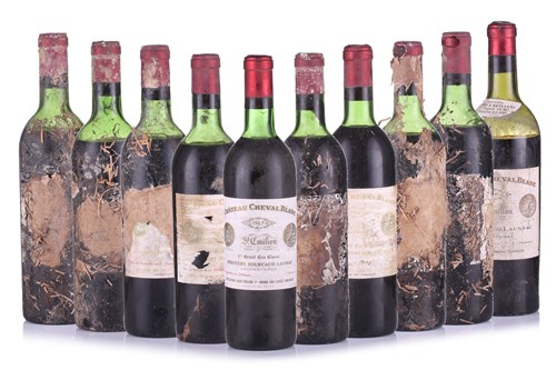 Lot 88 - Ten bottles of Chateau Cheval Blanc Premier...