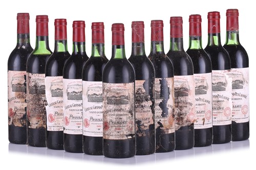 Lot 32 - Twelve bottles of Chateau Grand Puy Lacoste...