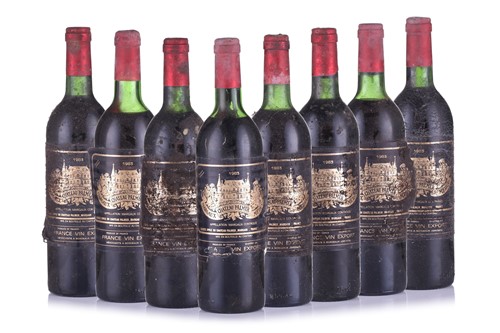 Lot 92 - Eight bottles of Chateau Palmer 3eme Cru...