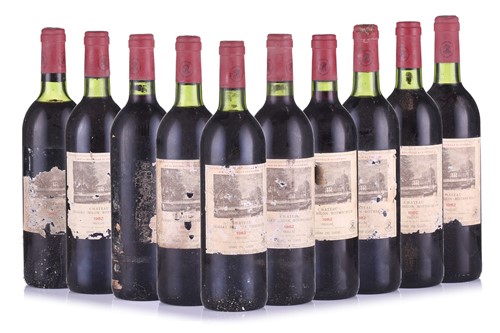 Lot 64 - Ten bottles of Chateau Duhart Milon Rothschild...