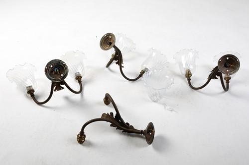 Lot 147 - Four sets of late 19th-century French-style...