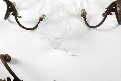 Lot 147 - Four sets of late 19th-century French-style...