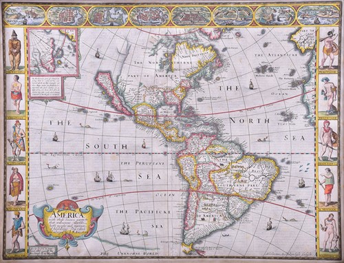 Lot 406 - John Speed (1552-1629), British map of...