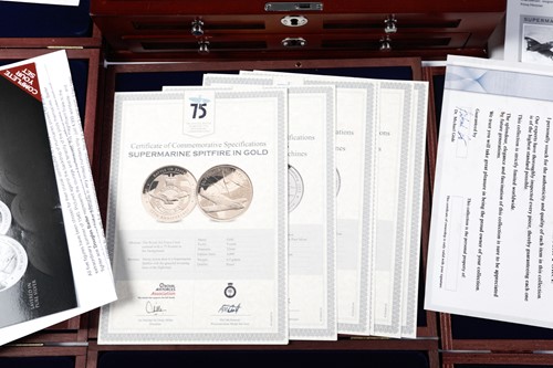 Lot 242 - A Danbury Mint 'The History of Britain' silver...