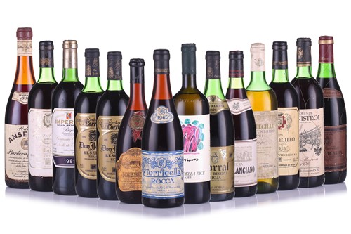 Lot 84 - Fourteen mixed bottles of wine comprising two...