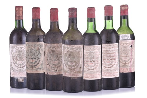 Lot 118 - Seven bottles of Chateau Pichon Longueville...