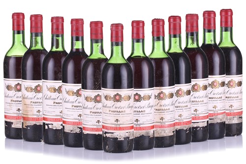 Lot 42 - Twelve bottles of Chateau Croizet Bages 5eme...