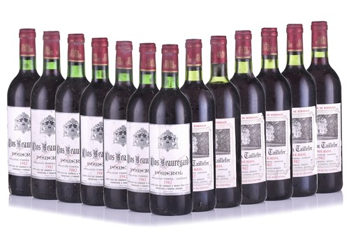 Lot 74 - Thirteen bottles of Pomerol, comprising six...