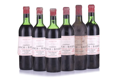 Lot 122 - Six bottles of Chateau Lynch Bages 5eme Cru...