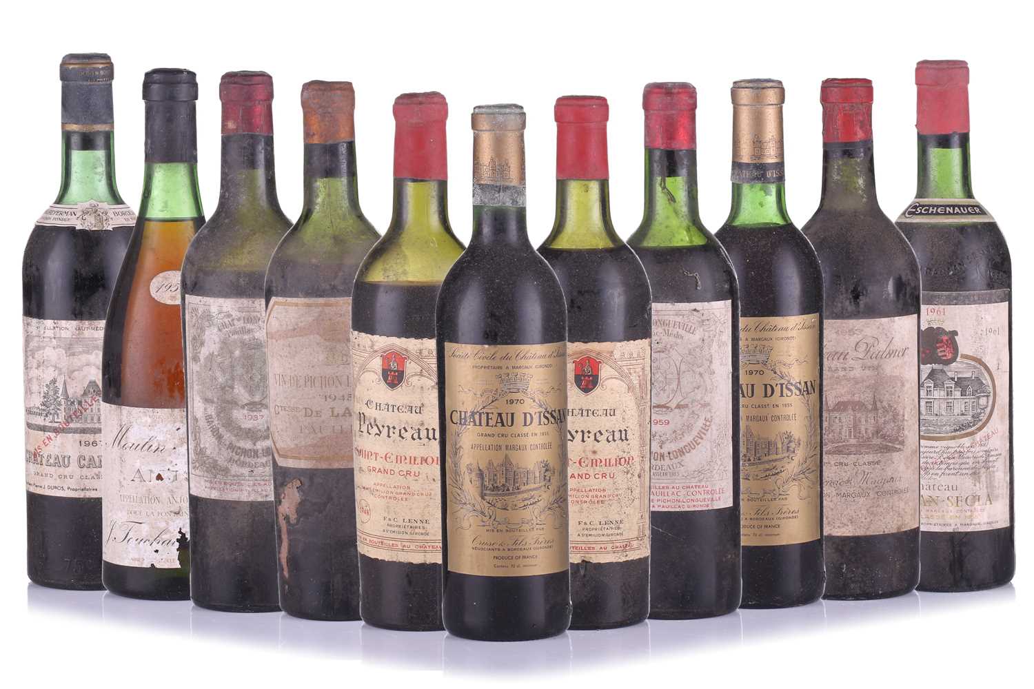 Lot 126 - Eleven bottles of mixed wine comprising two...