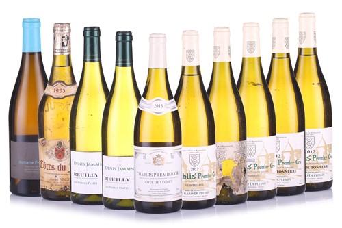 Lot 62 - Ten bottles of mixed white wine, comprising...