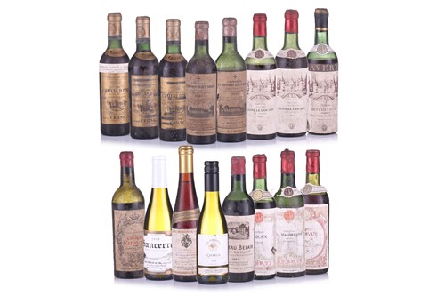 Lot 96 - Sixteen half bottles of wine comprising three...