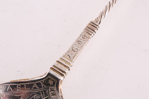 Lot 540 - An early Norwegian silver spoon dated 1600 by...