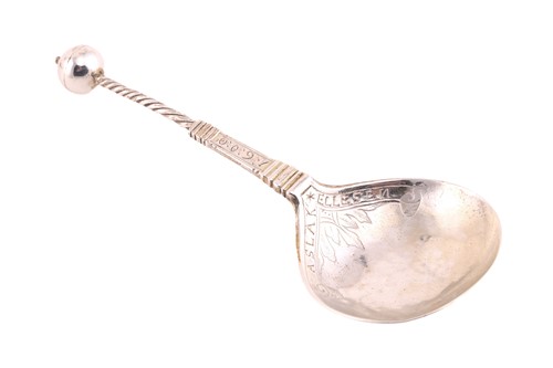 Lot 540 - An early Norwegian silver spoon dated 1600 by...
