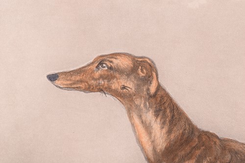 Lot 93 - After Edwin Henry Hunt, a pair of greyhound...