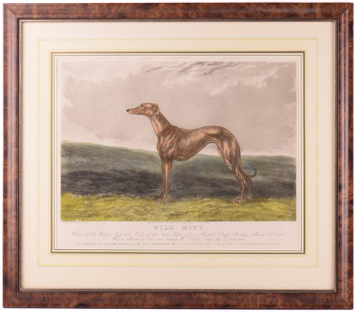 Lot 93 - After Edwin Henry Hunt, a pair of greyhound...