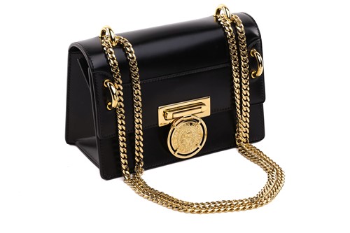 Lot 45 - Balmain - 'Bbox' shoulder bag in black leather,...