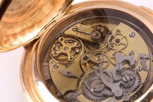 Lot 452 - An Audemars Freres full hunter chronograph...