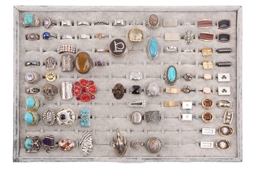 Lot 227 - A large collection of cufflinks and costume...