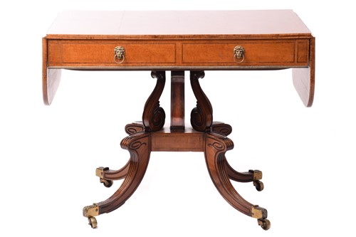 Lot 145 - A possibly Scottish George IV rosewood...