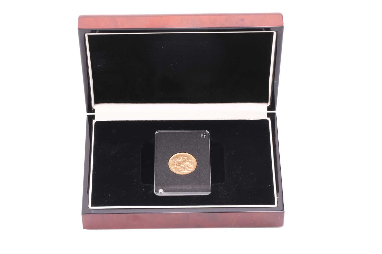 Lot 339 - An 1871 gold Sovereign in a presentation case