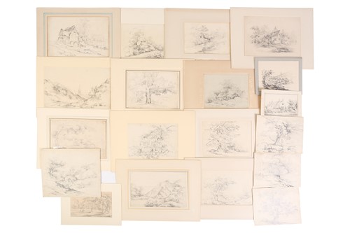 Lot 90 - A folio of pencil works on paper by the Gurney...