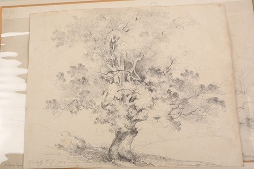 Lot 90 - A folio of pencil works on paper by the Gurney...