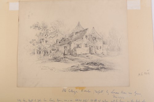 Lot 90 - A folio of pencil works on paper by the Gurney...