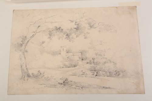 Lot 90 - A folio of pencil works on paper by the Gurney...