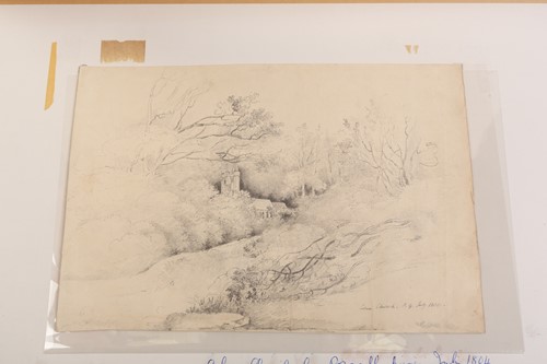 Lot 90 - A folio of pencil works on paper by the Gurney...