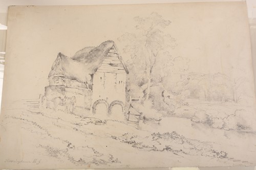 Lot 90 - A folio of pencil works on paper by the Gurney...