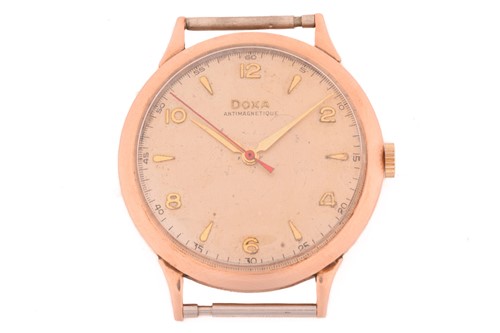 Lot 443 - A Doxa jumbo wristwatch, featuring a...