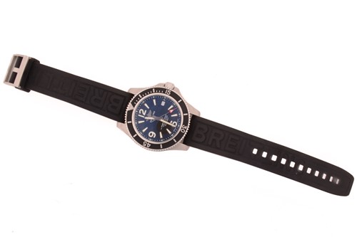 Lot 424 - A Breitling Superocean chronometer, featuring...