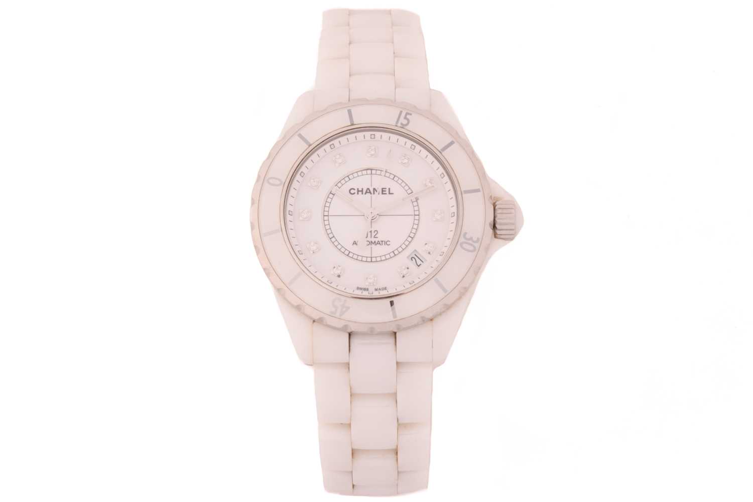 Lot 422 - A Chanel J12 automatic watch, featuring a...