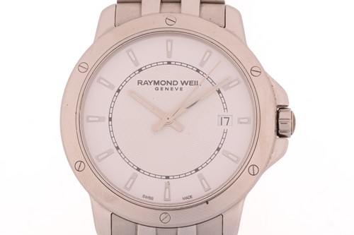 Lot 398 - A Raymond Weil stainless steel quartz...