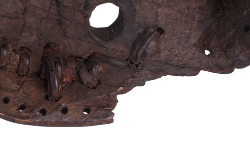 Lot 126 - A Cameroonian monkey skull fetish figure with...