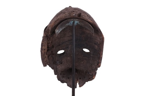 Lot 126 - A Cameroonian monkey skull fetish figure with...
