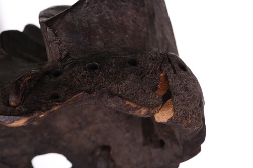 Lot 126 - A Cameroonian monkey skull fetish figure with...