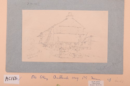 Lot 68 - Paul Sandby Munn (1773-1845), 'Old Cottage,...
