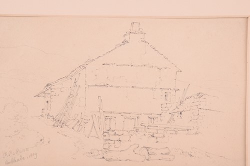 Lot 68 - Paul Sandby Munn (1773-1845), 'Old Cottage,...